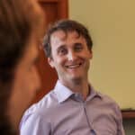 Anton beim Scrum Training